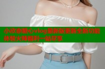 小欣奈糖心vlog最新版更新全新功能体验火辣福利一站尽享