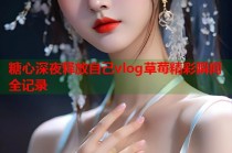糖心深夜释放自己vlog草莓精彩瞬间全记录