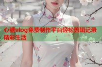 心糖vlog免费制作平台轻松剪辑记录精彩生活