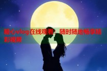 糖心vlog在线观看：随时随地畅享精彩视频