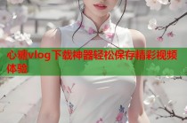 心糖vlog下载神器轻松保存精彩视频体验