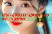 糖心vlog章节入口：记录生活，分享快乐，发现新世界