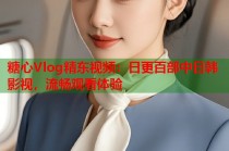 糖心Vlog精东视频：日更百部中日韩影视，流畅观看体验