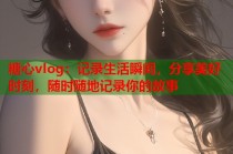 糖心vlog：记录生活瞬间，分享美好时刻，随时随地记录你的故事