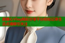 唐糖心Vlog精彩分享平台轻松记录生活点滴吸引关注