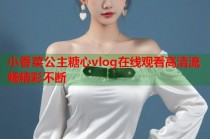 小香菜公主糖心vlog在线观看高清流畅精彩不断