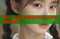 糖心vlog房东女揭秘私享生活日常轻松赚钱秘诀