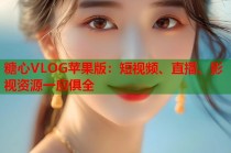 糖心VLOG苹果版：短视频、直播、影视资源一应俱全