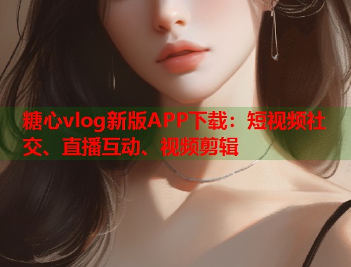 糖心vlog新版APP下载：短视频社交、直播互动、视频剪辑  第1张