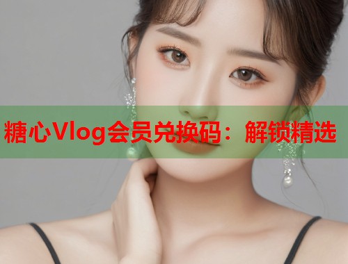 糖心Vlog会员兑换码：解锁精选  第1张