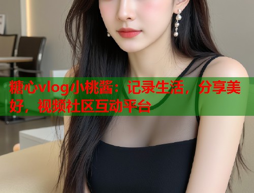 糖心vlog小桃酱：记录生活，分享美好，视频社区互动平台  第1张