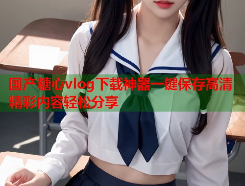 国产糖心vlog下载神器一键保存高清精彩内容轻松分享  第1张