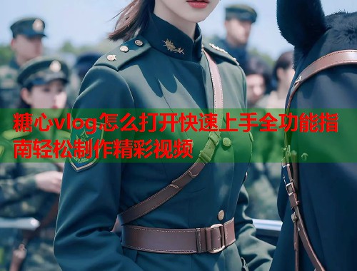 糖心vlog怎么打开快速上手全功能指南轻松制作精彩视频  第1张