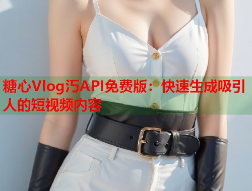 糖心Vlog汅API免费版：快速生成吸引人的短视频内容  第1张