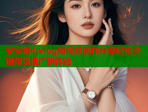 安安糖心vlog短视频创作分享轻松变现带货推广新体验  第1张