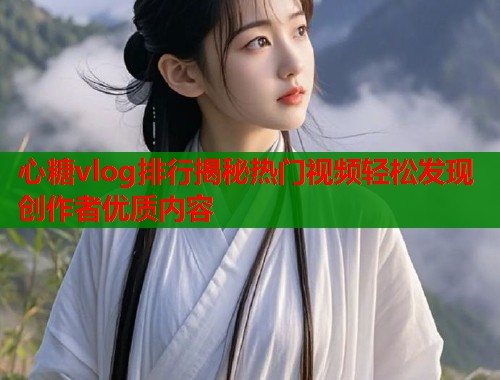 心糖vlog排行揭秘热门视频轻松发现创作者优质内容  第1张
