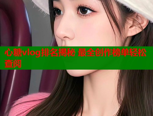 心糖vlog排名揭秘 最全创作榜单轻松查阅  第1张