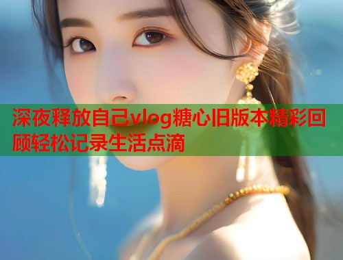深夜释放自己vlog糖心旧版本精彩回顾轻松记录生活点滴  第1张