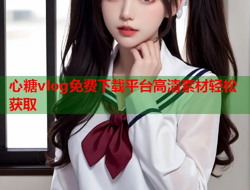 心糖vlog免费下载平台高清素材轻松获取  第1张
