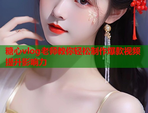 糖心vlog老师教你轻松制作爆款视频提升影响力  第2张