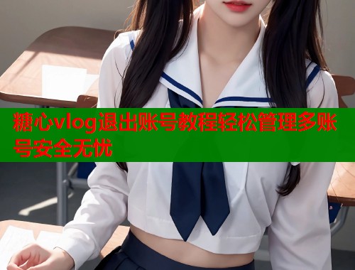 糖心vlog退出账号教程轻松管理多账号安全无忧  第1张