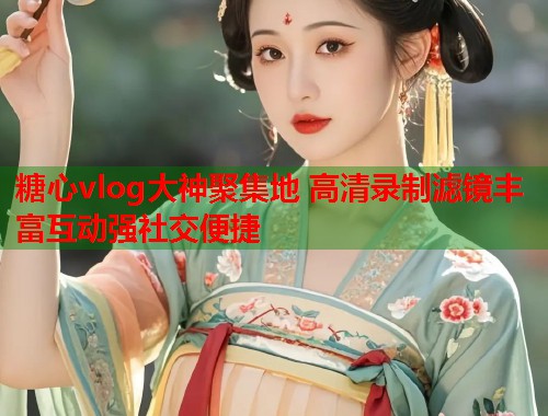 糖心vlog大神聚集地 高清录制滤镜丰富互动强社交便捷  第1张