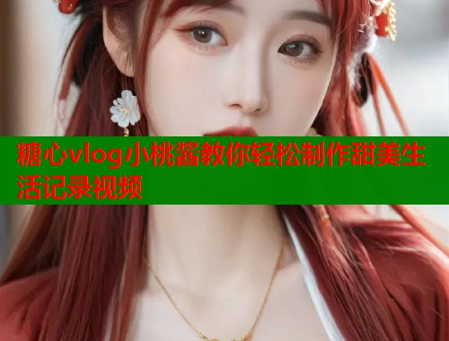 糖心vlog小桃酱教你轻松制作甜美生活记录视频  第1张