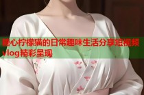 糖心柠檬猫的日常趣味生活分享短视频vlog精彩呈现