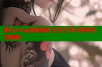 糖心vlog金的精彩生活日常与独家分享揭秘