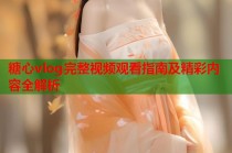 糖心vlog完整视频观看指南及精彩内容全解析