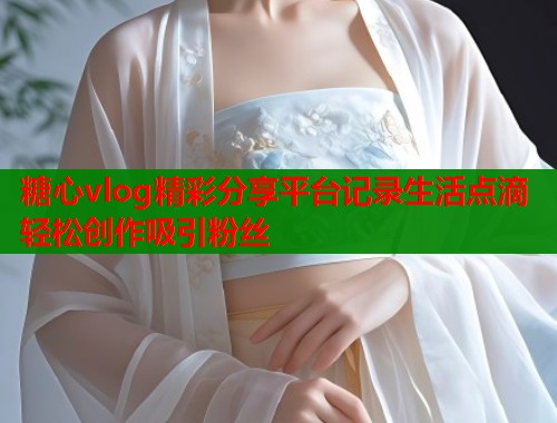 糖心vlog精彩分享平台记录生活点滴轻松创作吸引粉丝  第1张