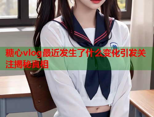 糖心vlog最近发生了什么变化引发关注揭秘真相  第1张