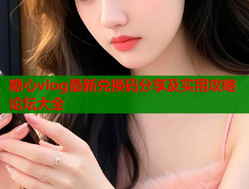 糖心vlog最新兑换码分享及实用攻略论坛大全  第1张