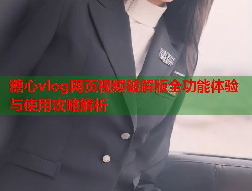 糖心vlog网页视频破解版全功能体验与使用攻略解析  第1张