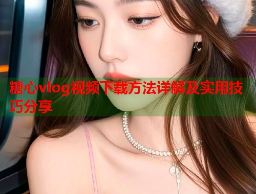 糖心vlog视频下载方法详解及实用技巧分享  第2张
