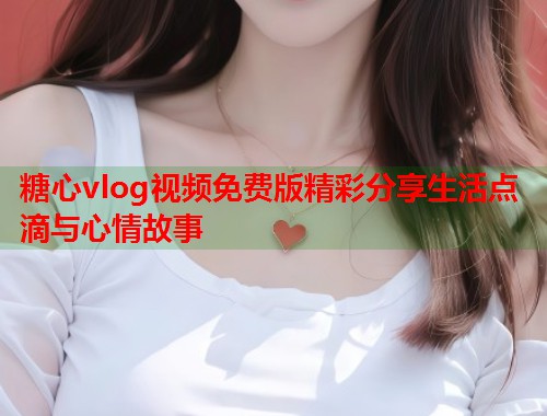 糖心vlog视频免费版精彩分享生活点滴与心情故事  第1张