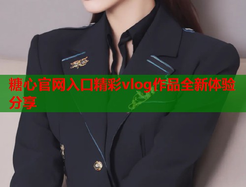 糖心官网入口精彩vlog作品全新体验分享  第1张